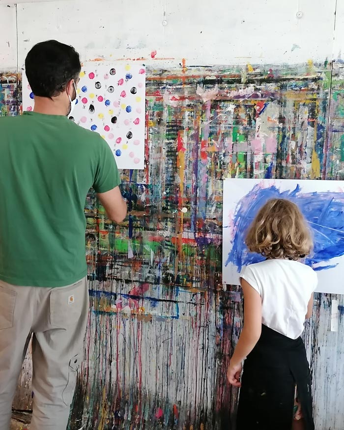 Atelier-parent-enfats-3 Atelier Parents-enfants d'arts-visuels avec Céline Turc, art-thérapeute à Angers.