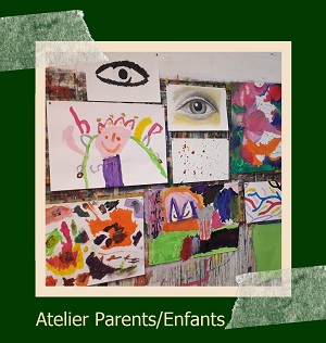 Atelier Parents-enfants d'arts-visuels avec Céline Turc, art-thérapeute à Angers.