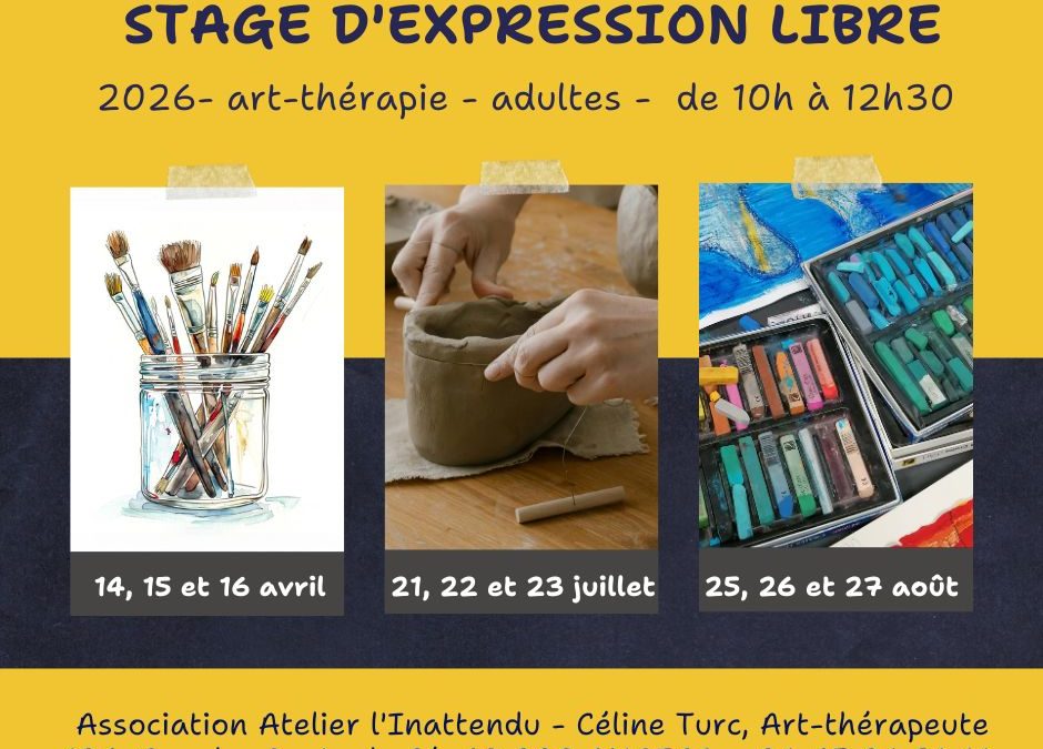 Stage d&rsquo;Expression Libre avril, juillet et août 2026